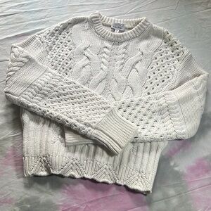 & Other Stories Cable Knit Sweater Size M